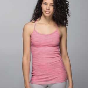 Lululemon Power Y Tank *Luon Wee Are From Space Neon Pink Opal